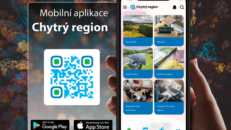 Mobilní aplikace Chytrý region –⁠⁠⁠⁠⁠⁠ informace vždy po ruce
